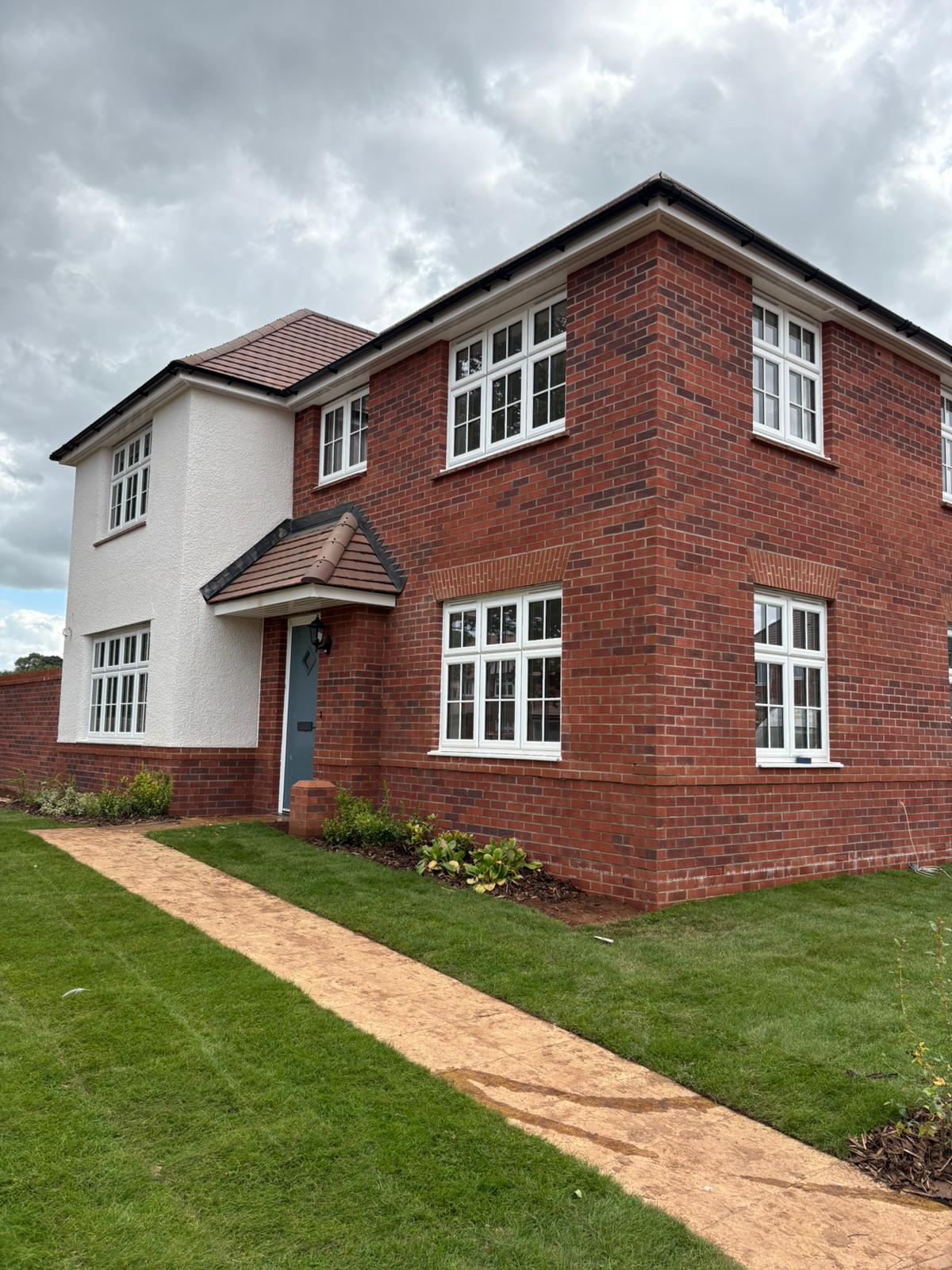 Professional brick cleaning results